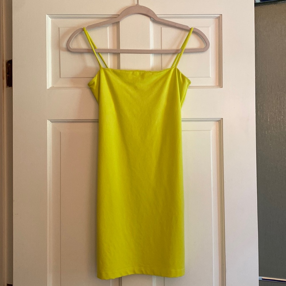 Susana Monaco dress. Lime green like new
